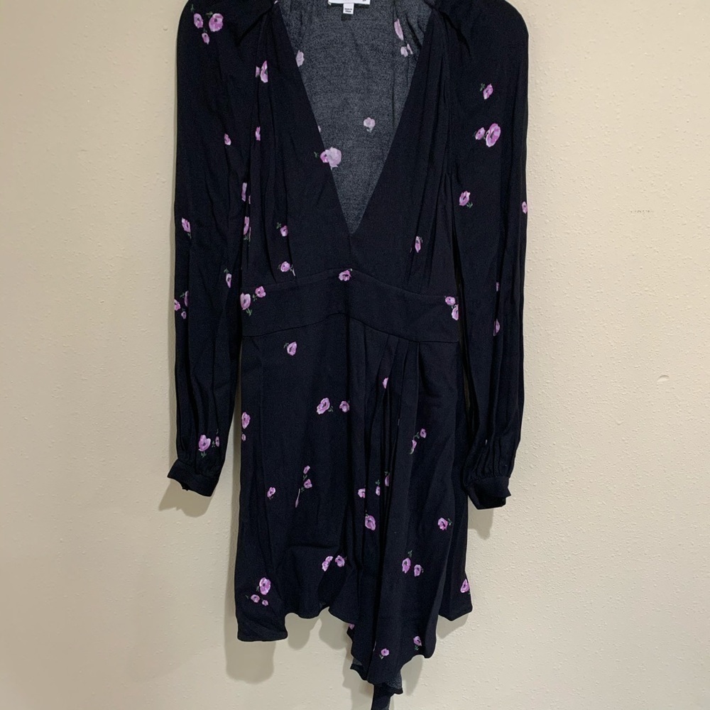 Equipment Alexandria v-neck floral mini dress S - Picture 3 of 8